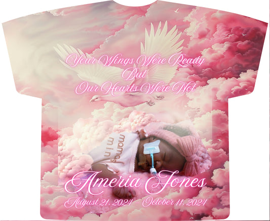 CUSTOM SUBLIMATION CENTER PRINT T-SHIRT 3D (ALL OVER)