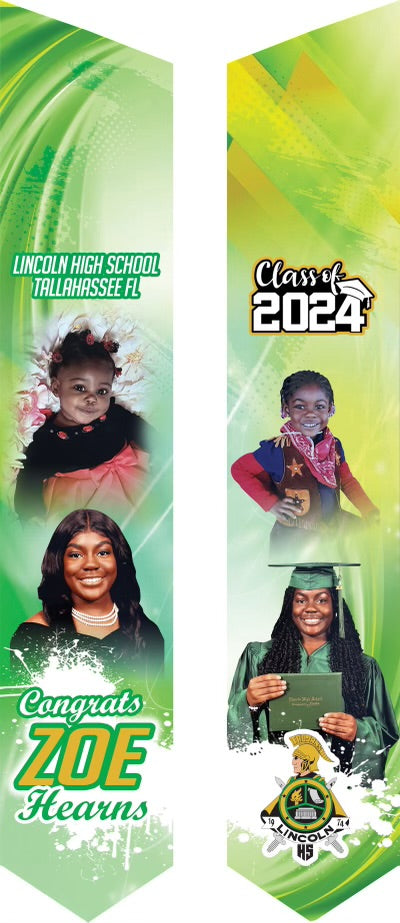 CUSTOM GRADUATION STOLE